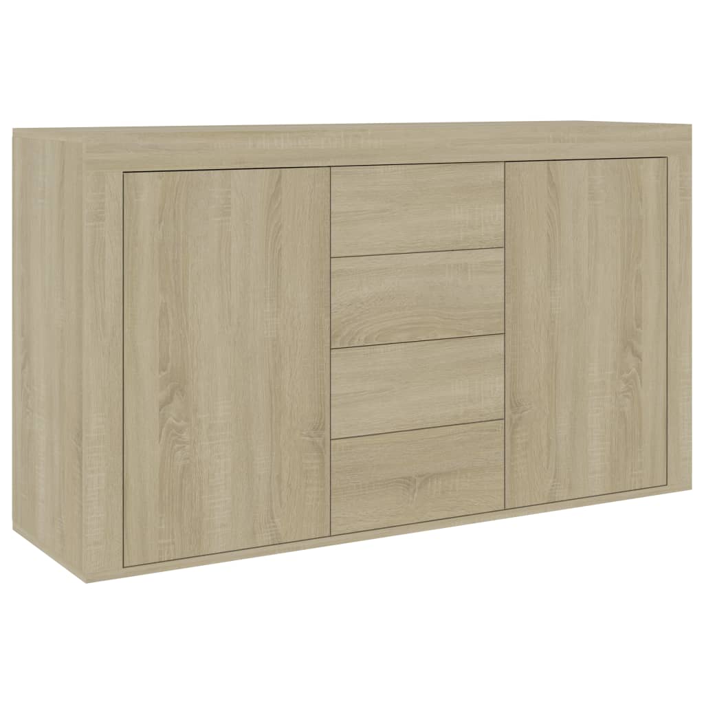 Credenza Rovere Sonoma 120x36x69 cm in Truciolato - homemem39