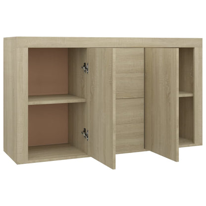 Credenza Rovere Sonoma 120x36x69 cm in Truciolato - homemem39