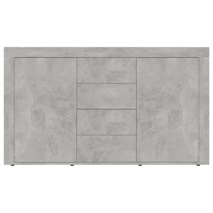 Credenza Grigio Cemento 120x36x69 cm in Truciolato - homemem39