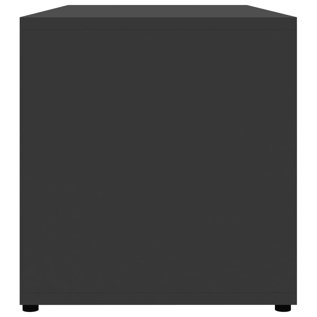 Mobile Porta TV Grigio 80x34x36 cm in Legno Multistrato - homemem39