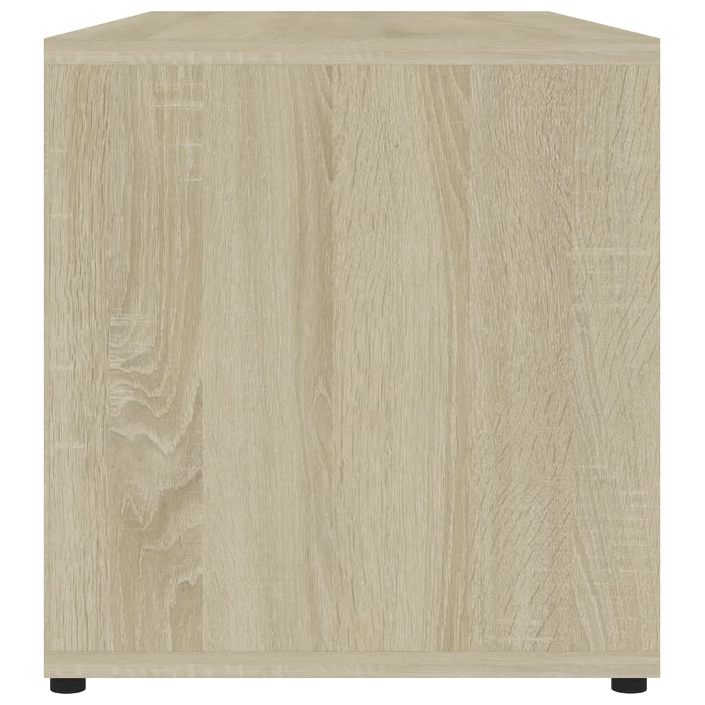 Mobile Porta TV Rovere Sonoma 80x34x36 cm in Truciolato - homemem39