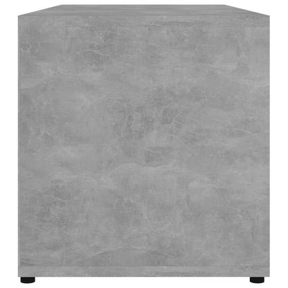 Mobile Porta TV Grigio Cemento 80x34x36 cm in Truciolato - homemem39