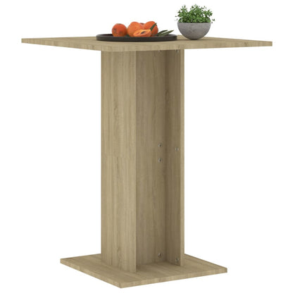 Tavolo da Bistrot Rovere Sonoma 60x60x75 cm in Truciolato - homemem39