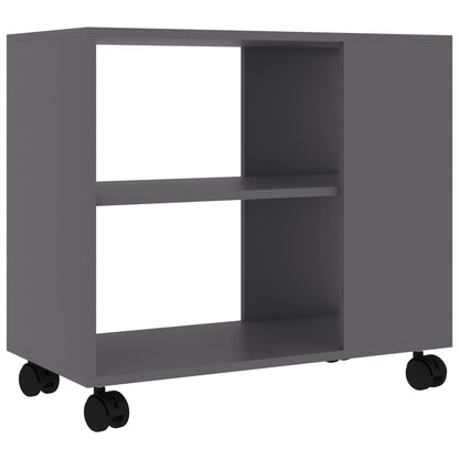 Tavolino da Salotto Grigio 70x35x55 cm in Legno Multistrato - homemem39