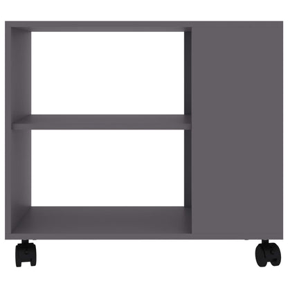 Tavolino da Salotto Grigio 70x35x55 cm in Legno Multistrato - homemem39