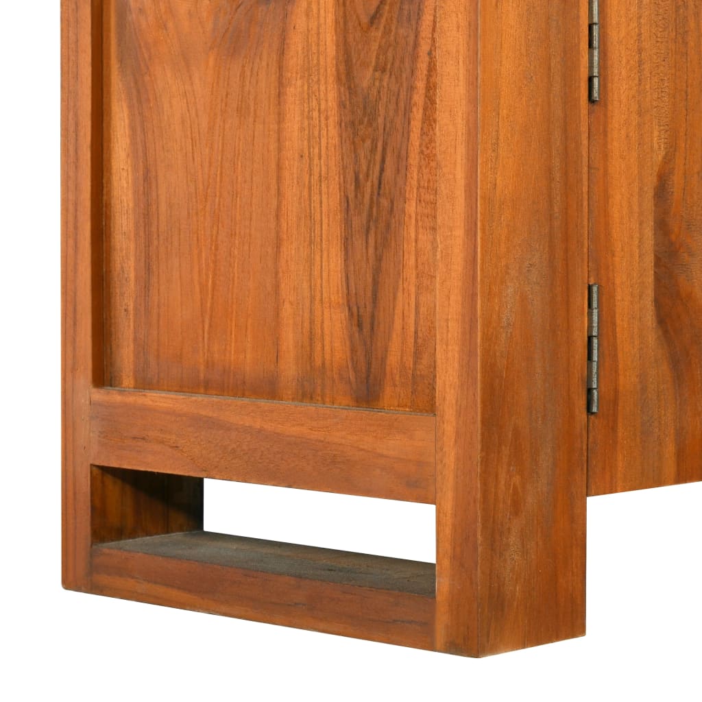 Mobile Porta TV 110x30x40 cm in Legno Massello di Teak - homemem39