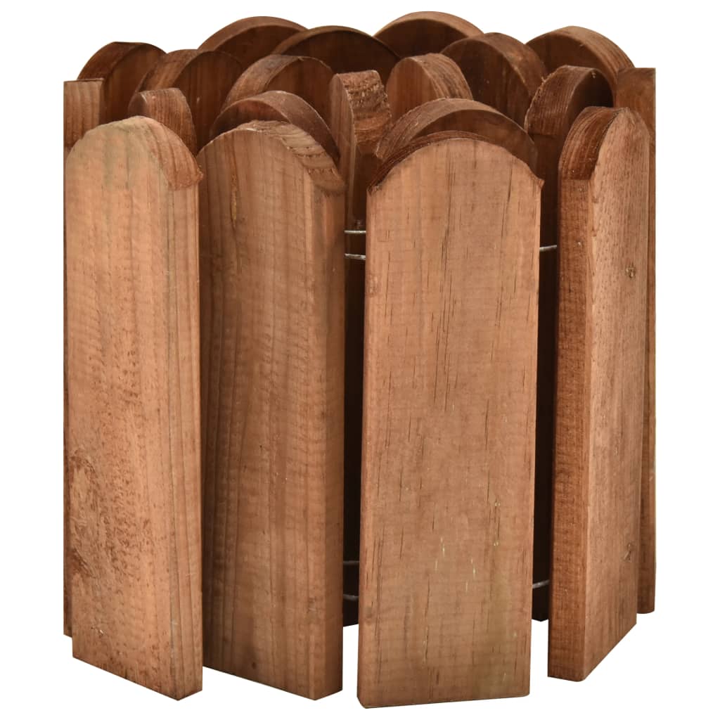 Rotoli di Bordura 3 pz 120 cm in Legno di Pino impregnato - homemem39