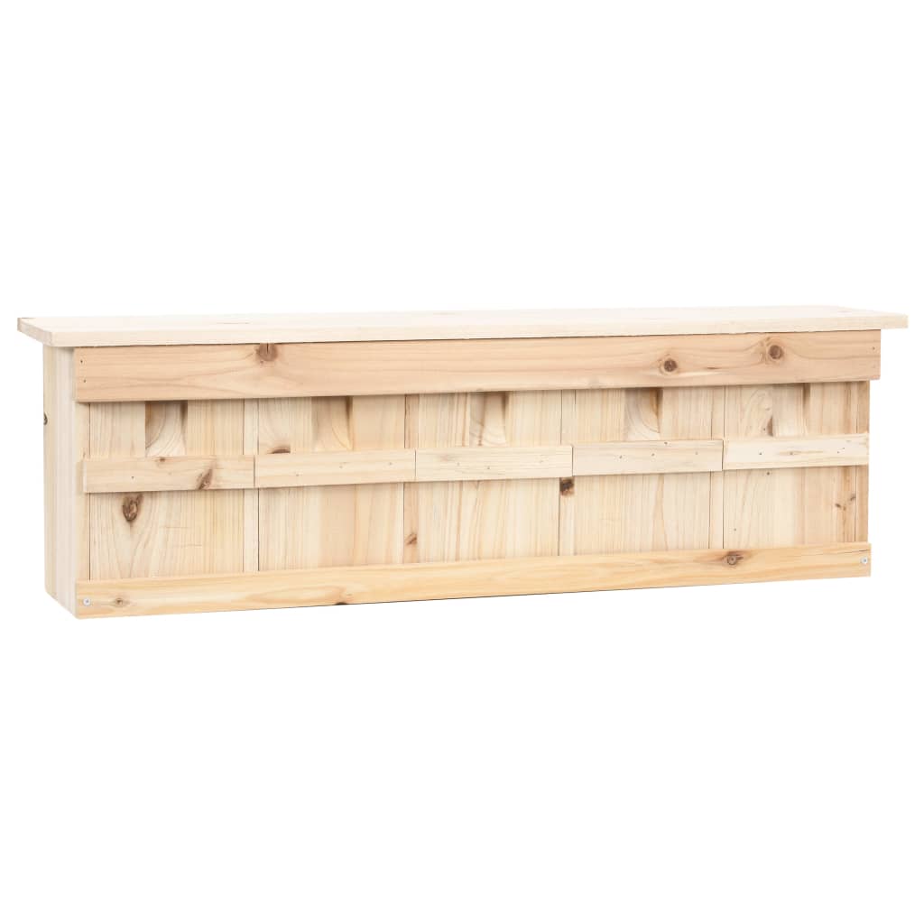 Casetta per Passeri con 5 Camere 68x15x21 cm Legno di Abete - homemem39