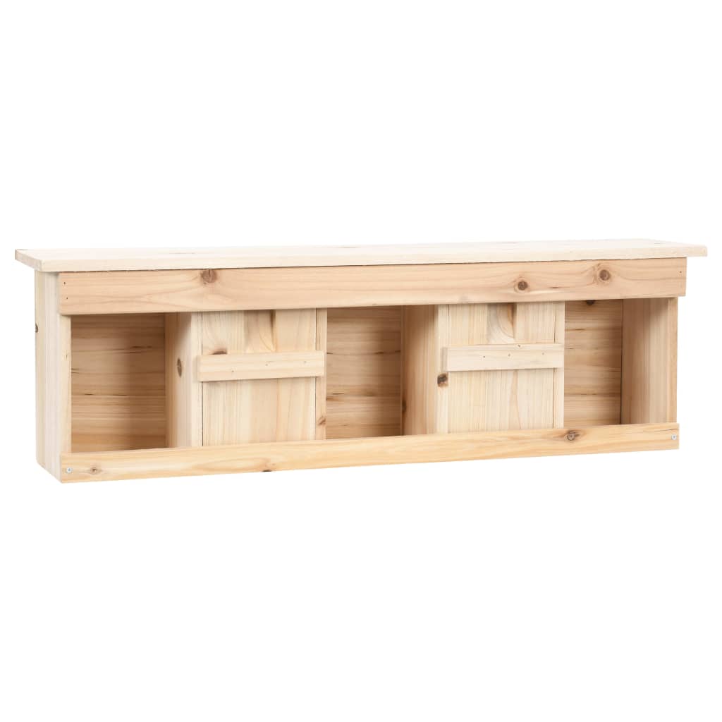 Casetta per Passeri con 5 Camere 68x15x21 cm Legno di Abete - homemem39