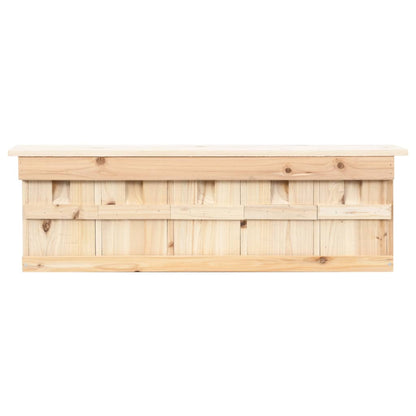 Casetta per Passeri con 5 Camere 68x15x21 cm Legno di Abete - homemem39