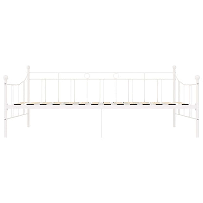 Telaio Divano Letto Bianco in Metallo 90x200 cm - homemem39