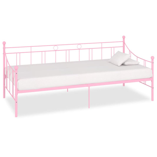 Telaio Divano Letto Rosa in Metallo 90x200 cm - homemem39