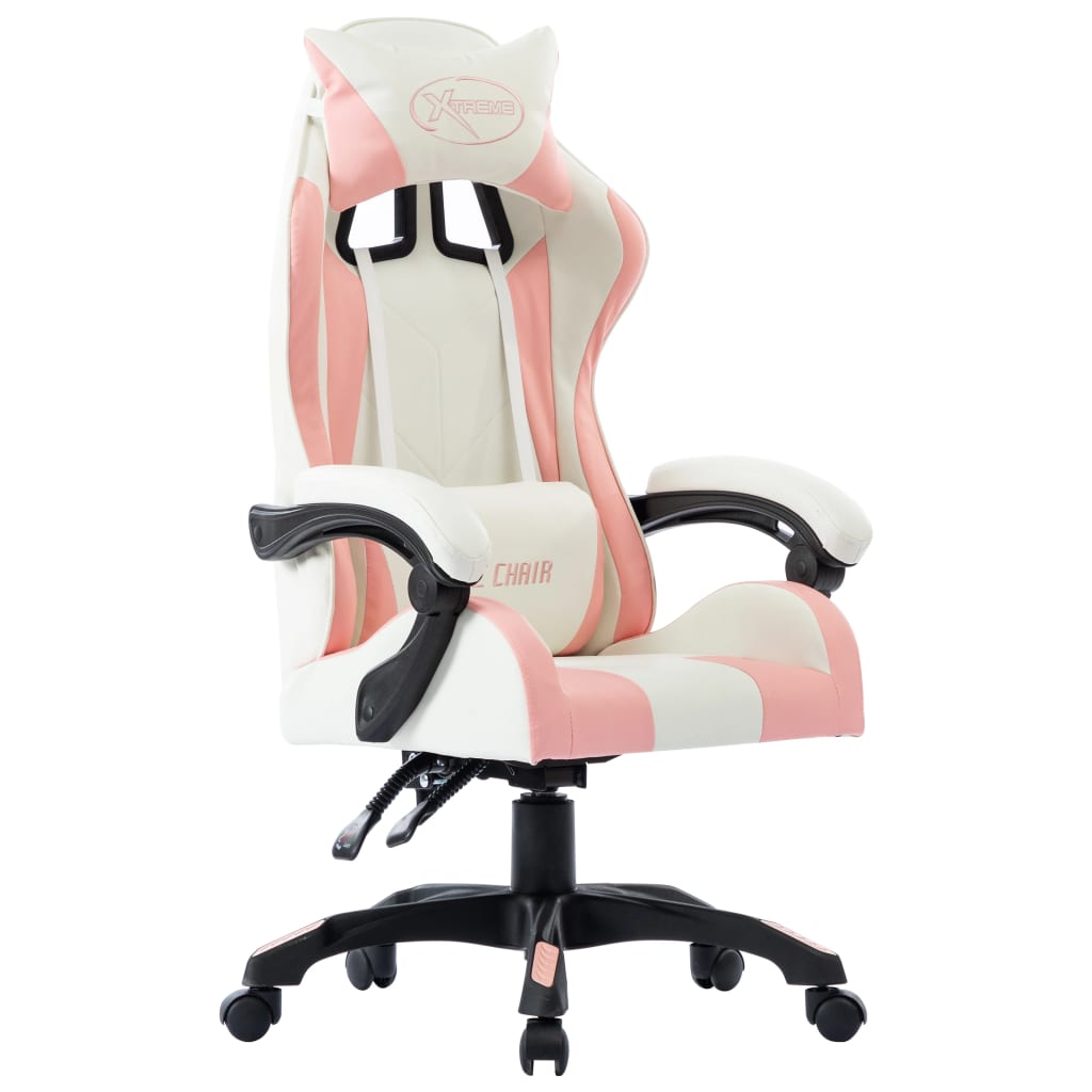 Sedia da Gaming Rosa in Similpelle - homemem39