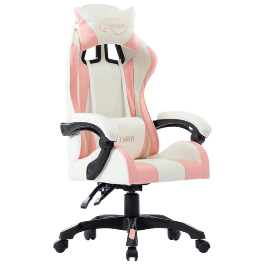 Sedia da Gaming Rosa in Similpelle - homemem39