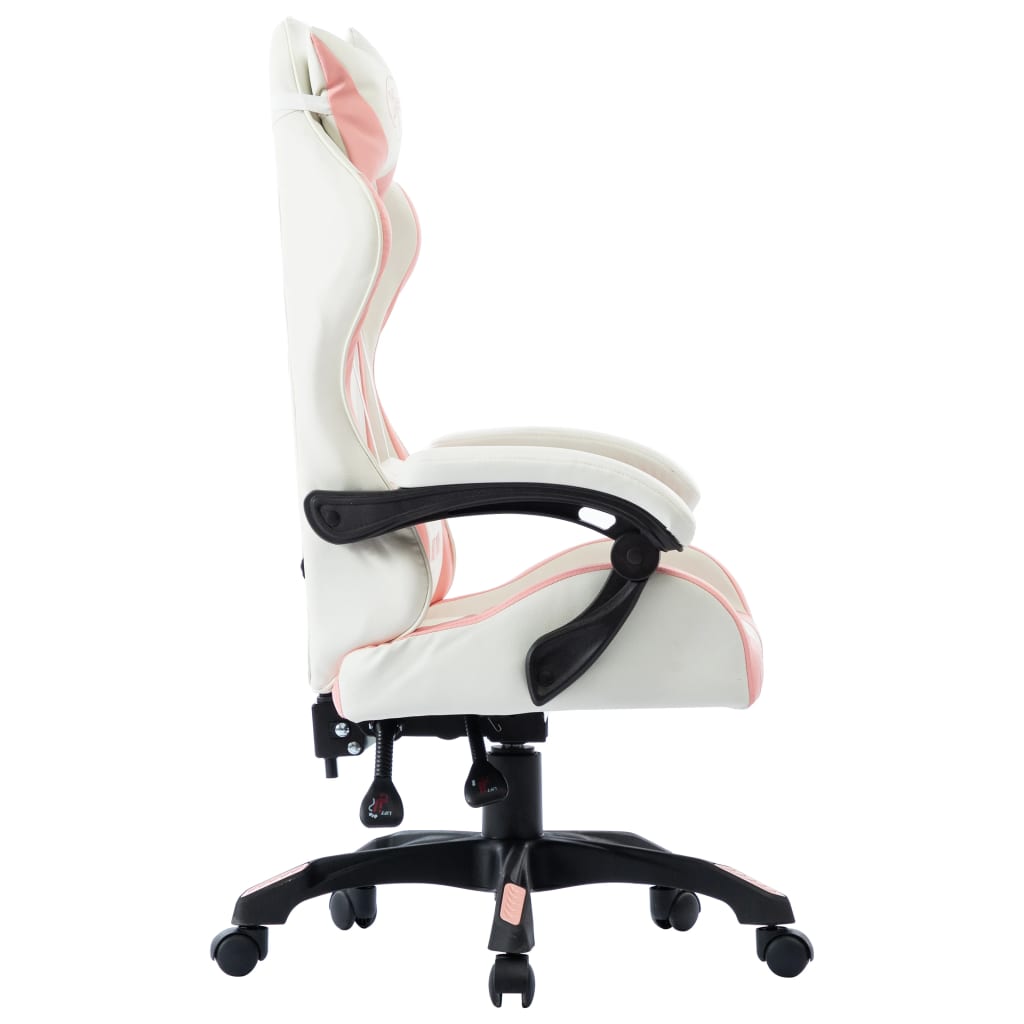 Sedia da Gaming Rosa in Similpelle - homemem39