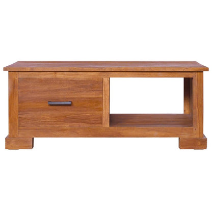 Mobile Porta TV 90x50x37 cm in Legno Massello di Teak - homemem39