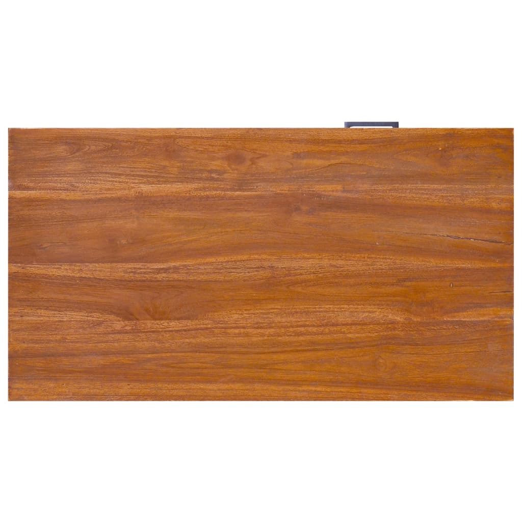 Mobile Porta TV 90x50x37 cm in Legno Massello di Teak - homemem39