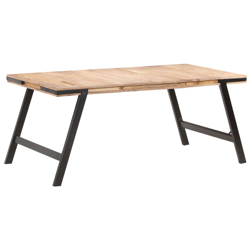 Tavolo da Pranzo 180x90x76 cm in Legno Massello di Mango - homemem39