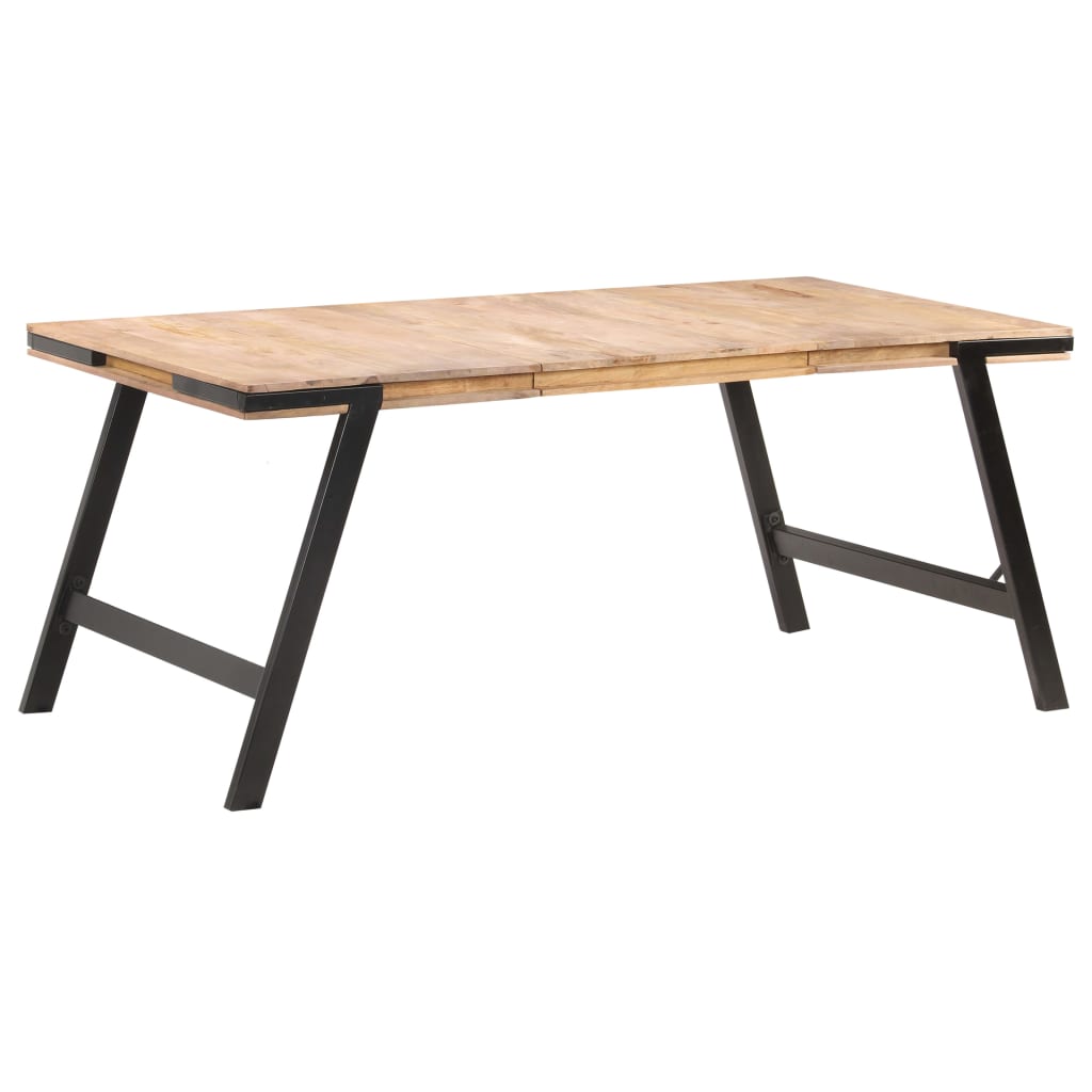 Tavolo da Pranzo 180x90x76 cm in Legno Massello di Mango - homemem39