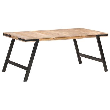 Tavolo da Pranzo 180x90x76 cm in Legno Massello di Mango - homemem39