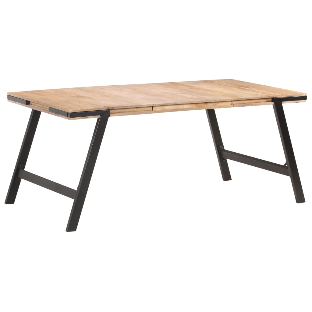 Tavolo da Pranzo 180x90x76 cm in Legno Massello di Mango - homemem39