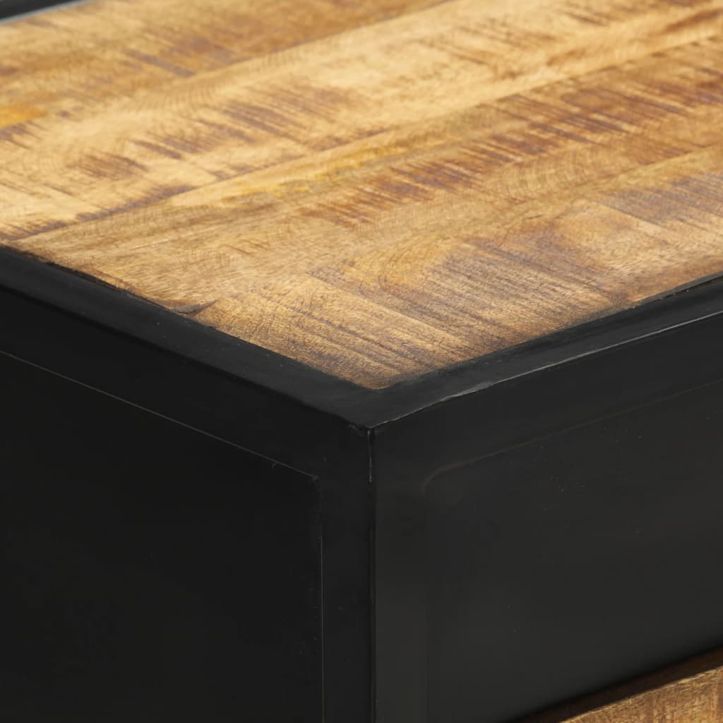 Tavolo Consolle 110x35x75 cm in Legno di Mango Grezzo - homemem39