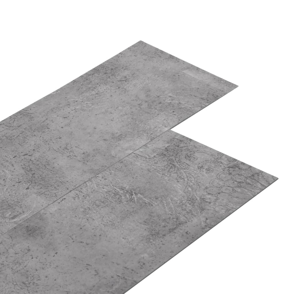 Listoni Pavimenti Non Autoadesivi 5,26m² 2mm Cemento Marrone - homemem39