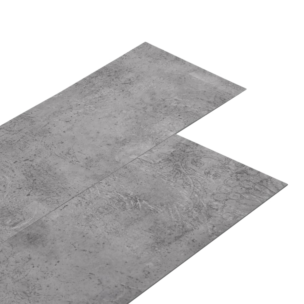 Assi Pavimenti Non Autoadesivi PVC 4,46m² 3mm Marrone Cemento - homemem39