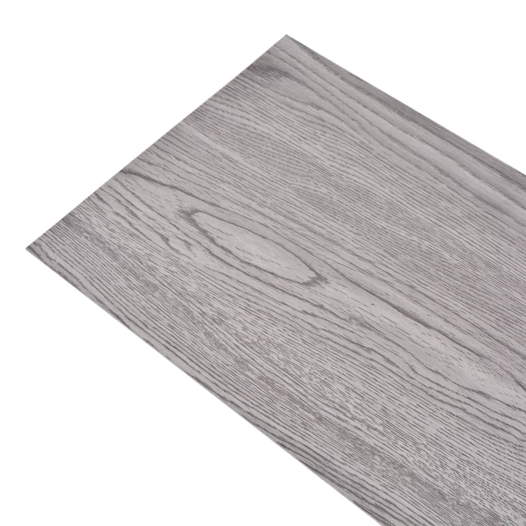 Listoni Pavimenti Non Autoadesivi PVC 4,46 m² 3mm Grigio Scuro - homemem39