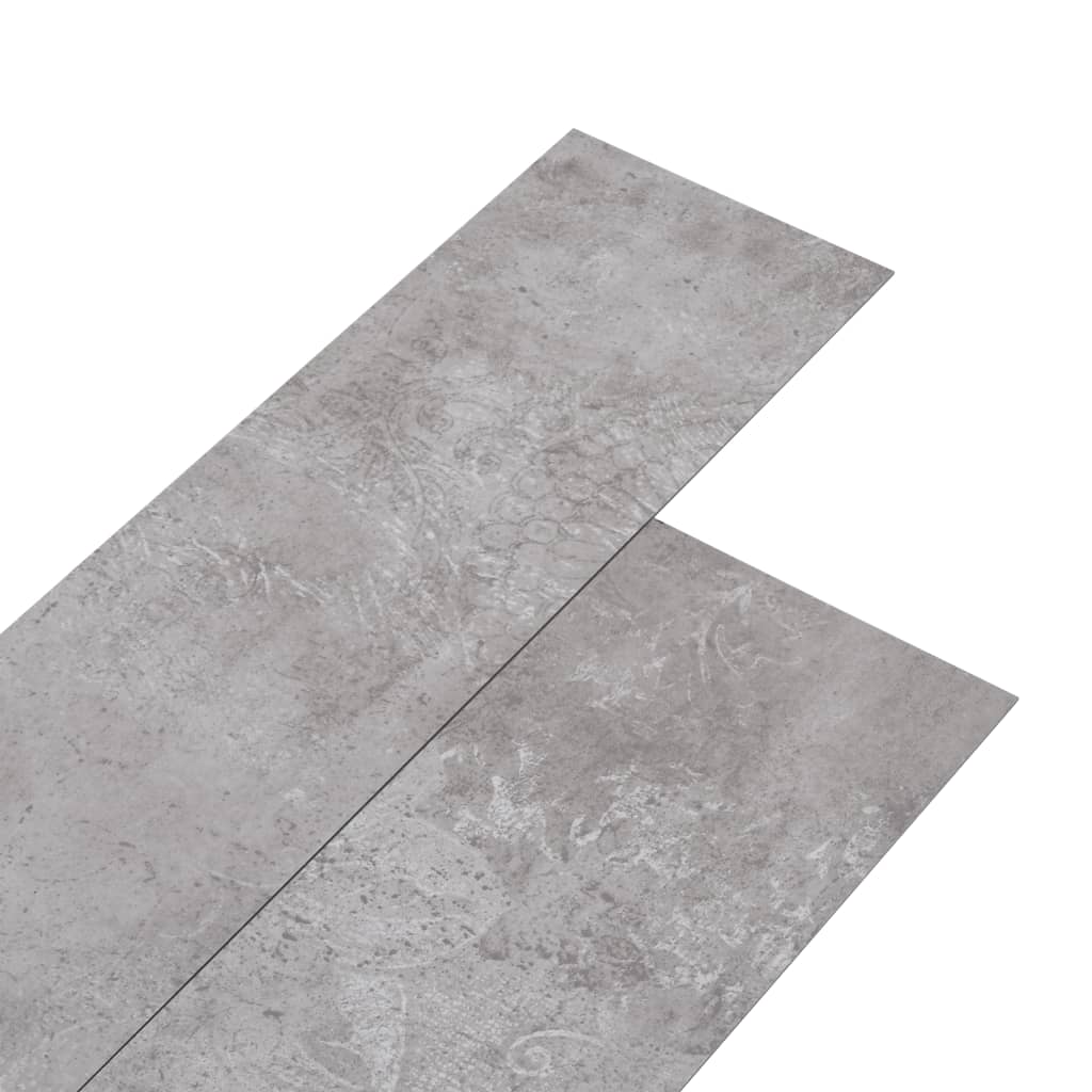 Listoni Pavimenti Non Autoadesivi PVC 5,26m² 2mm Grigio Terra - homemem39