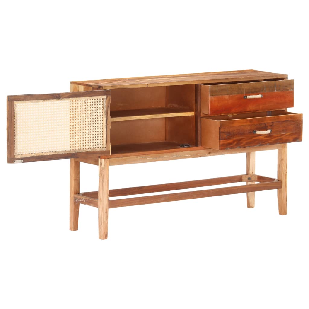 Credenza 118x30x76 cm in Legno Massello di Recupero - homemem39