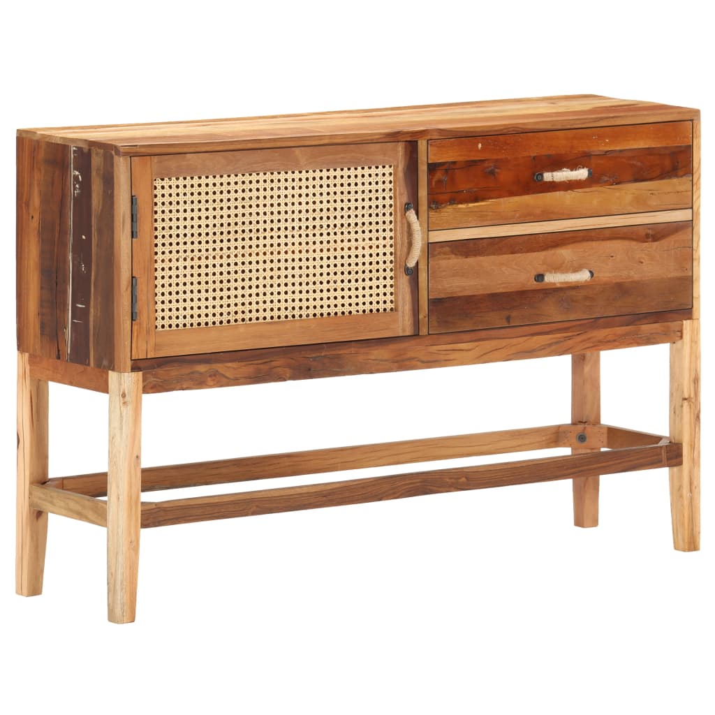 Credenza 118x30x76 cm in Legno Massello di Recupero - homemem39