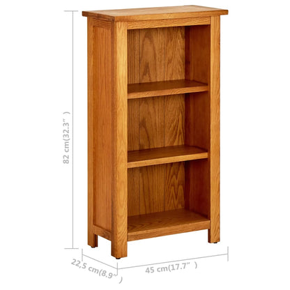 Libreria Stretta 45x22,5x82 cm in Massello di Rovere - homemem39