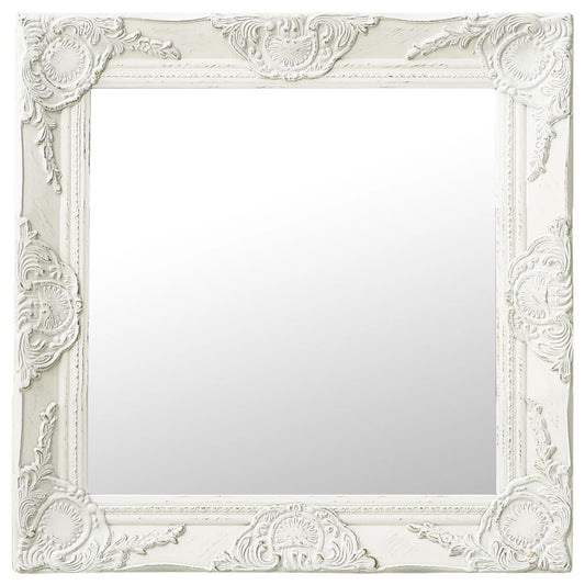 Specchio da Parete 50x50 cm Bianco - homemem39