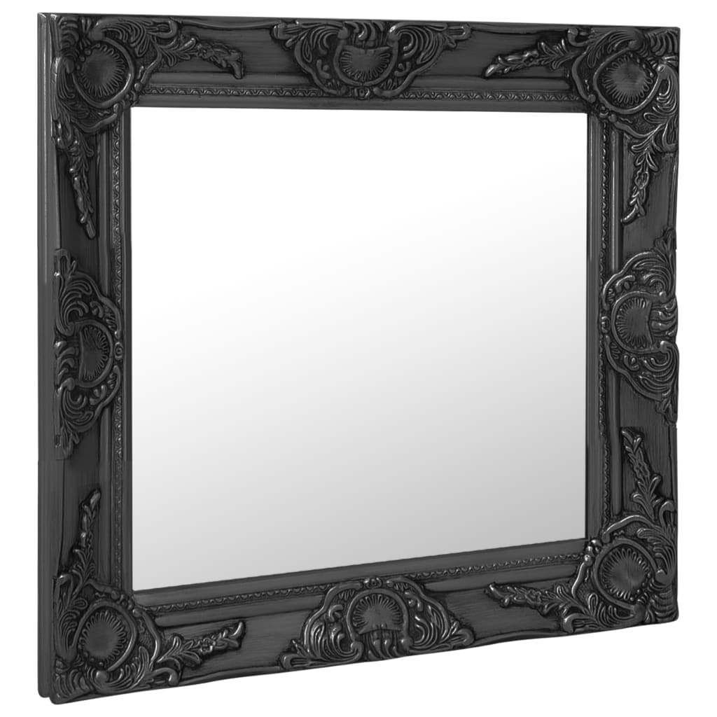 Specchio da Parete 50x50 cm Nero - homemem39