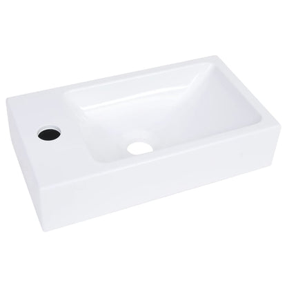 Lavabo 400x220x90 mm in SMC Bianco - homemem39