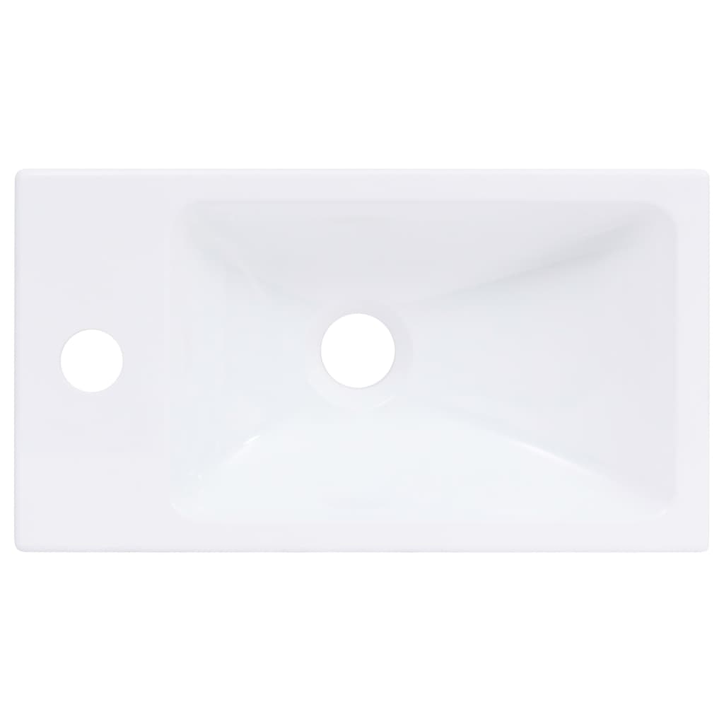 Lavabo 400x220x90 mm in SMC Bianco - homemem39