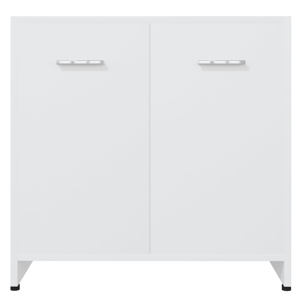 Armadio da Bagno Bianco 60x33x61 cm in Legno Multistrato - homemem39