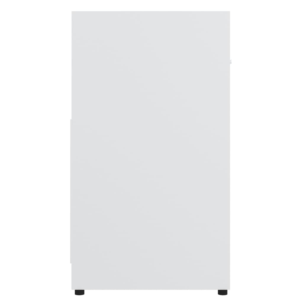 Armadio da Bagno Bianco 60x33x61 cm in Legno Multistrato - homemem39