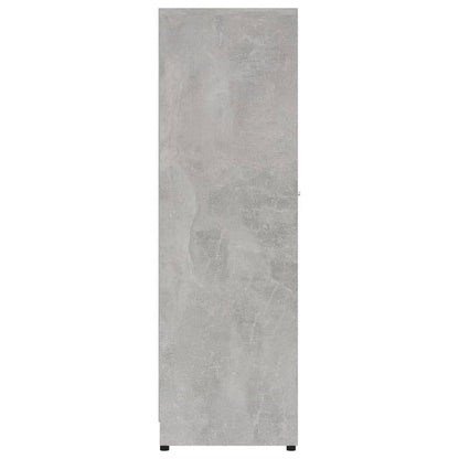 Armadio da Bagno Grigio Cemento 30x30x95 cm in Truciolato - homemem39