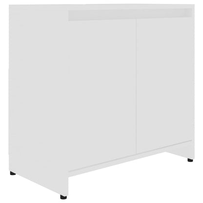 Armadio da Bagno Bianco 60x33x61 cm in Truciolato - homemem39