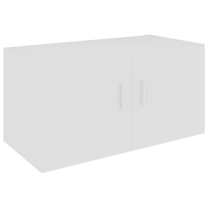 Armadietto da Parete Bianco 80x39x40 cm in Legno Multistrato - homemem39