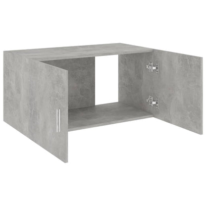 Armadietto da Parete Grigio Cemento 80x39x40 cm in Truciolato - homemem39