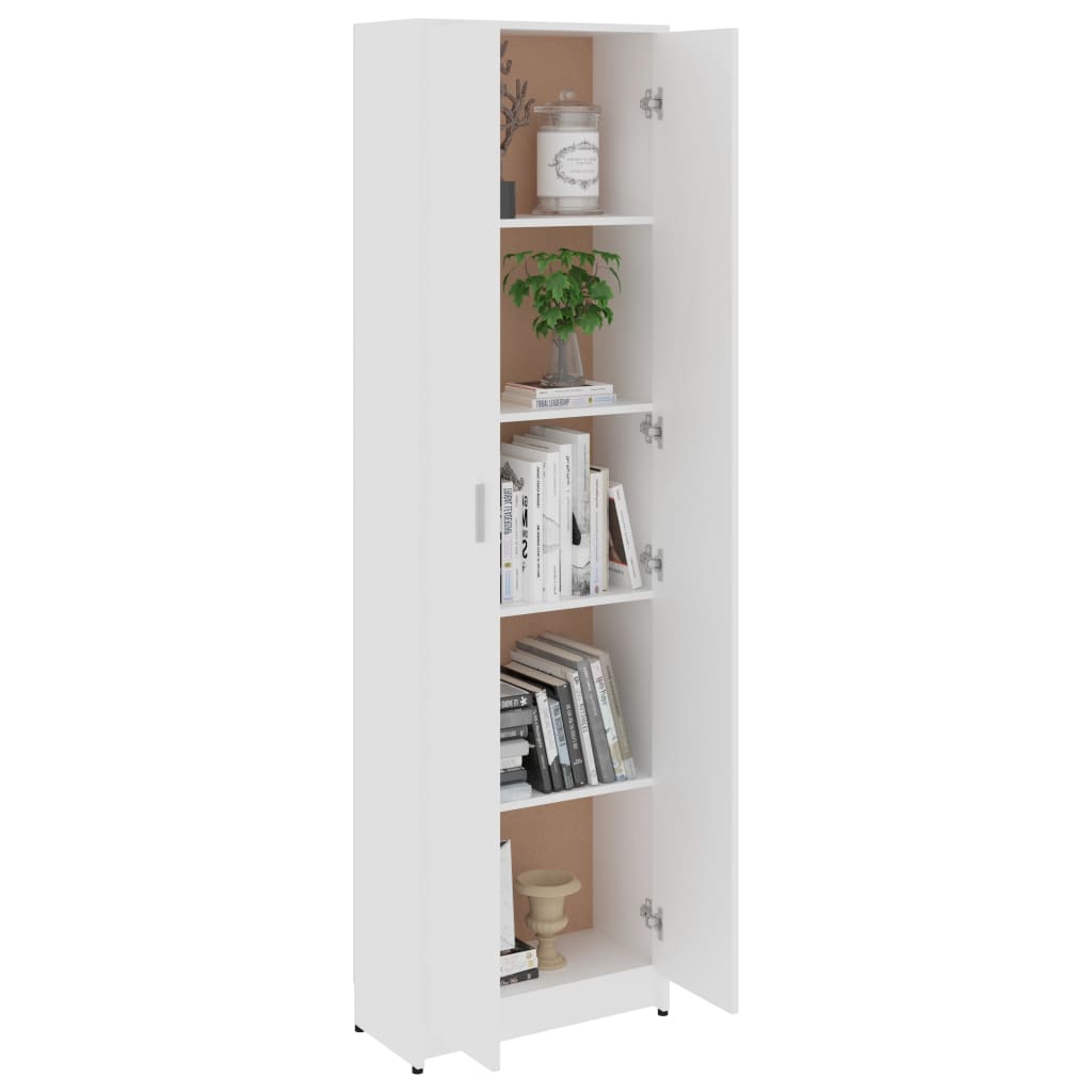 Armadio per Ingresso Bianco 55x25x189 cm in Legno Multistrato - homemem39