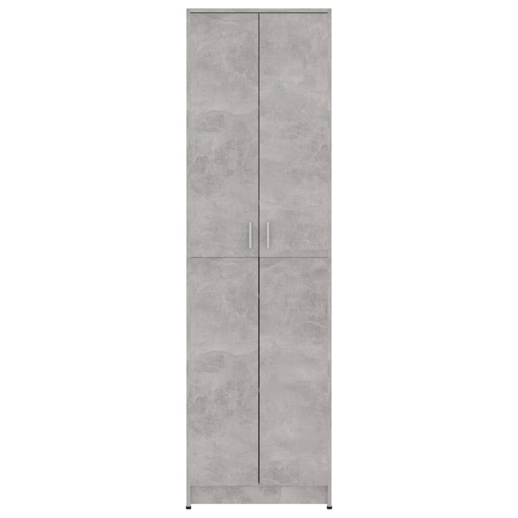 Armadio per Ingresso Grigio Cemento 55x25x189 cm in Truciolato - homemem39