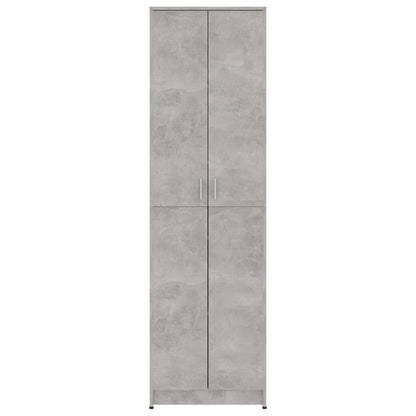 Armadio per Ingresso Grigio Cemento 55x25x189 cm in Truciolato - homemem39