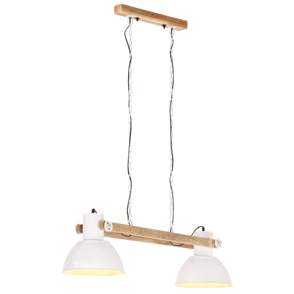 Lampada a Sospensione Industriale 25 W Bianca 109 cm E27 - homemem39