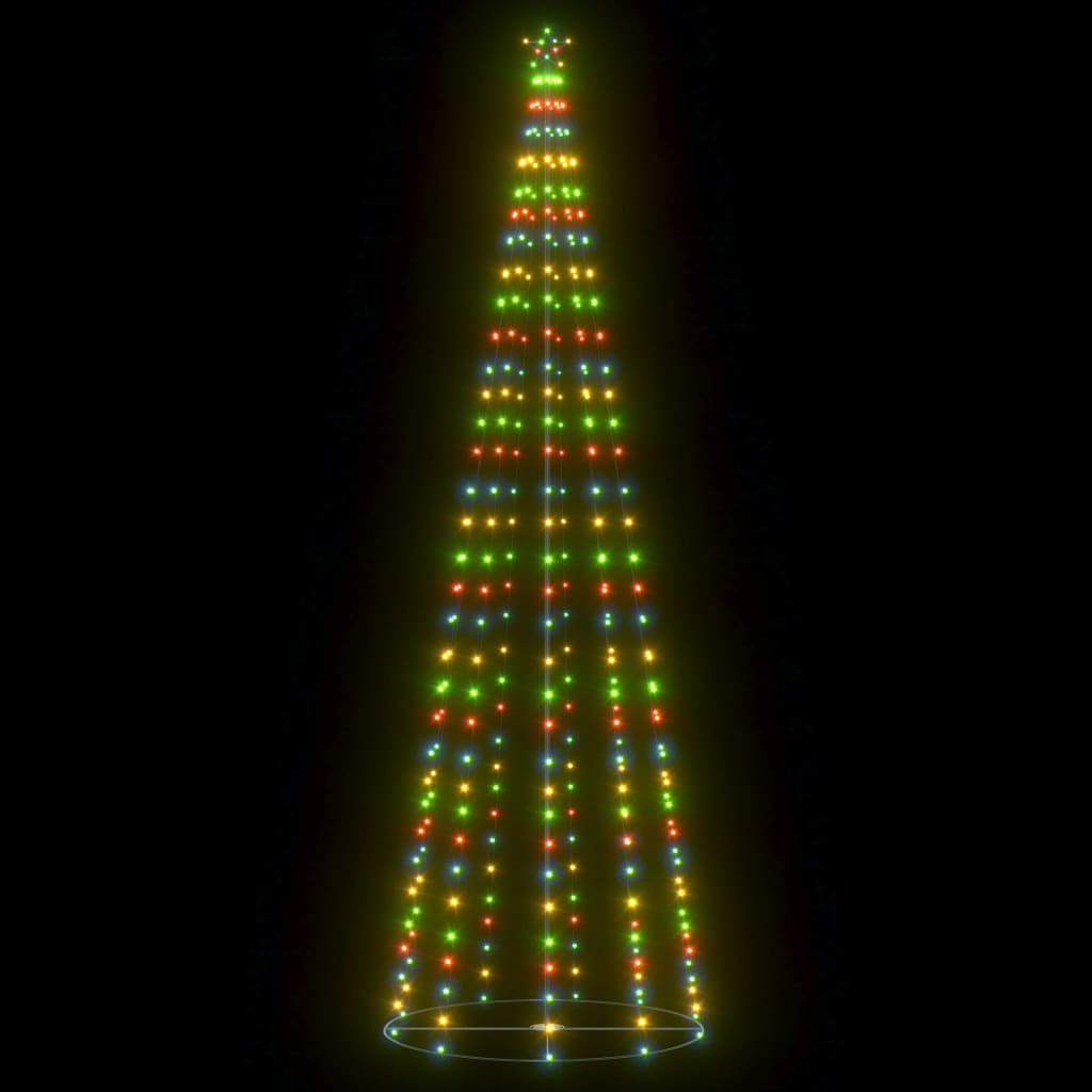 Albero di Natale a Cono con 330 LED Multicolori 100x300 cm - homemem39