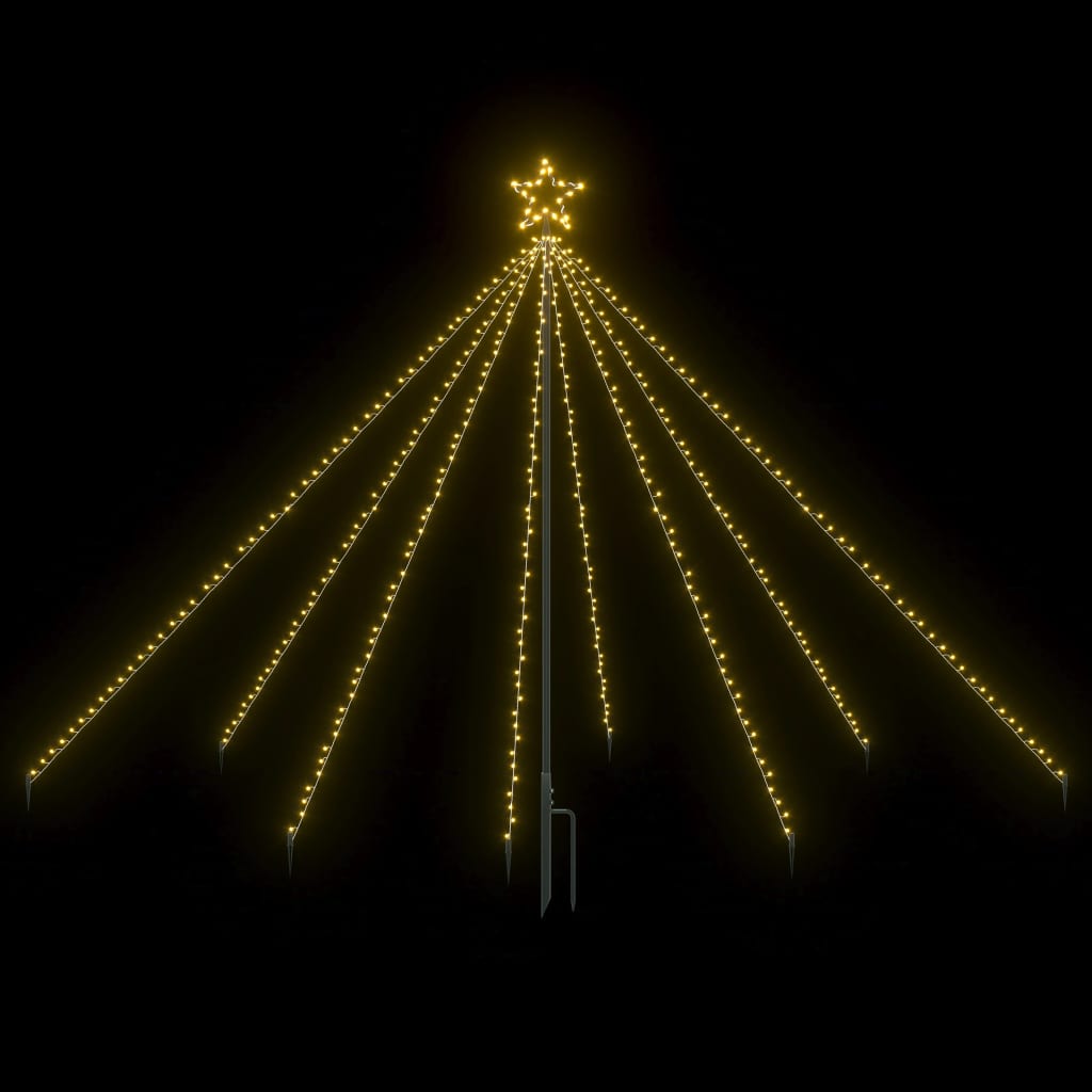 Albero di Natale Cascata Luci LED Interni Esterni 400 LED 2,5 m - homemem39