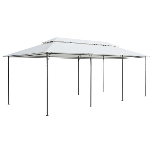 Gazebo 600x298x270 cm Bianco 180g/m² - homemem39